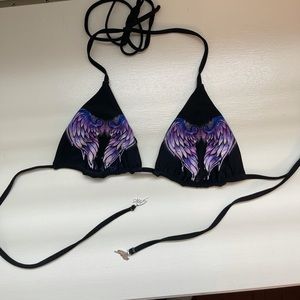 IAMGIA Angel wing triangle bikini top never worn